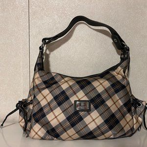 KINLOCH ANDERSON Scotland Plaid Satchel Shoulder Handbag
